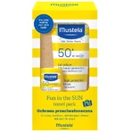 Mustela Sun Fun In The Sun Travel Pack, молочко для засмаги, SPF 50, 40 мл + крем для засмаги, SPF 50, 9 мл: ціни та характеристики