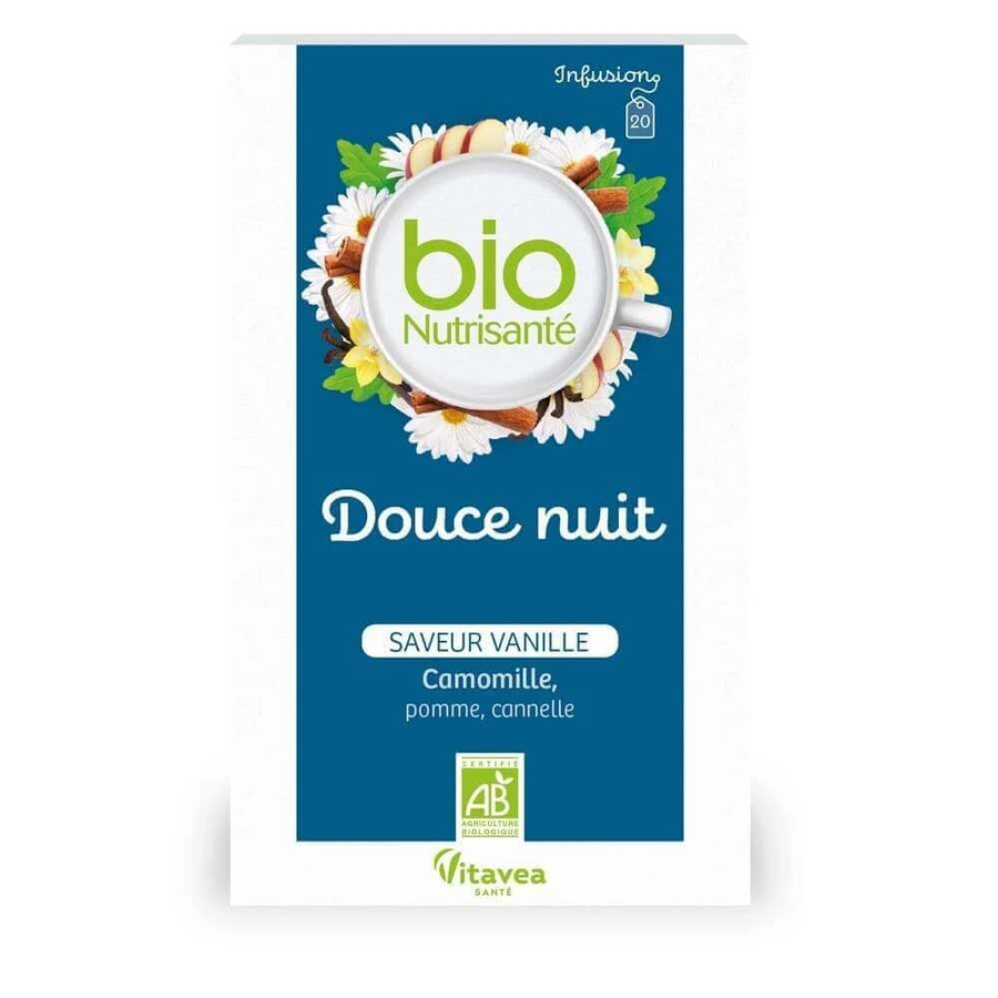 Vitavea Santé BioNutrisanté Настій Bio Douce Nuit Saveur Vanille 20 пакетиків: ціни та характеристики