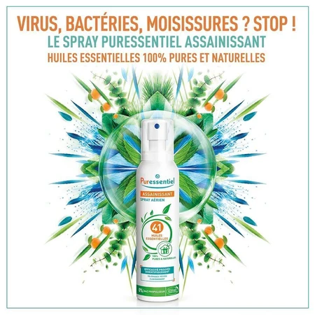 Puressentiel Спрей для очистки воздуха с 41 эфирным маслом 200 мл: цены и характеристики