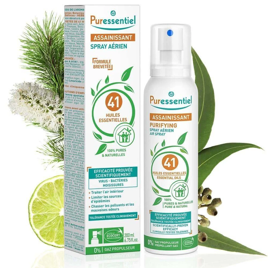 Puressentiel Спрей для очистки воздуха с 41 эфирным маслом 200 мл: цены и характеристики