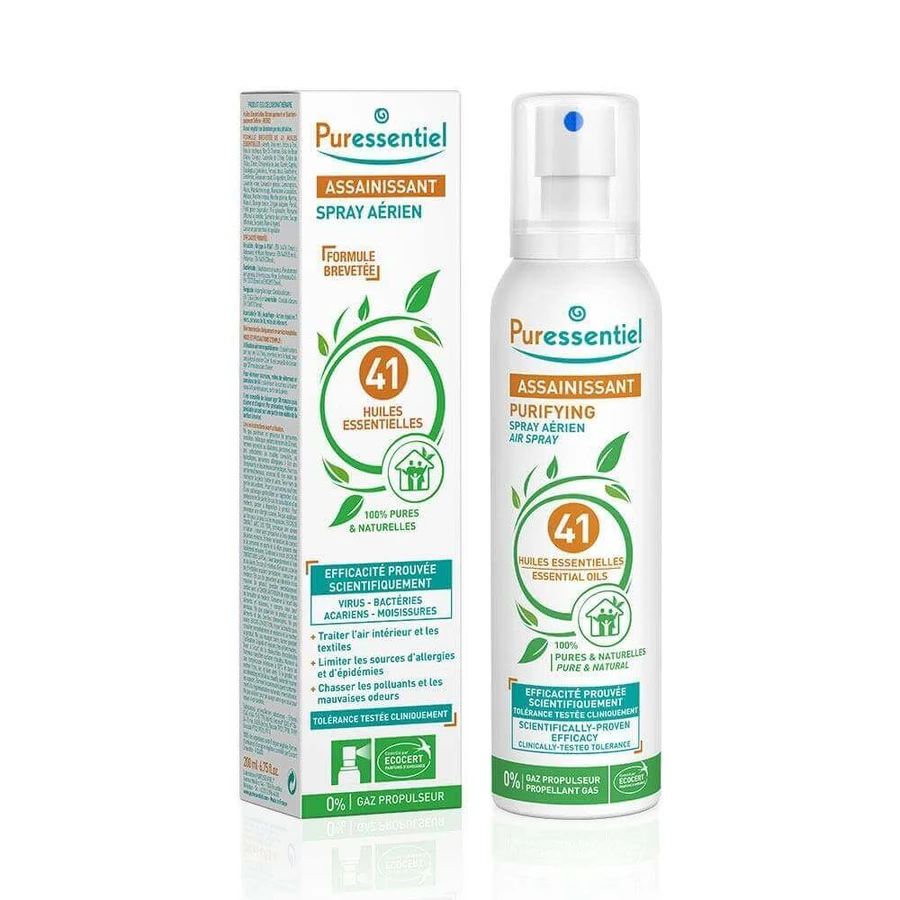 Puressentiel Спрей для очистки воздуха с 41 эфирным маслом 200 мл: цены и характеристики