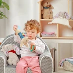 BabyOno, пищащая игрушка с прорезывателем, Пес Вилли, от 3 месяцев: цены и характеристики
