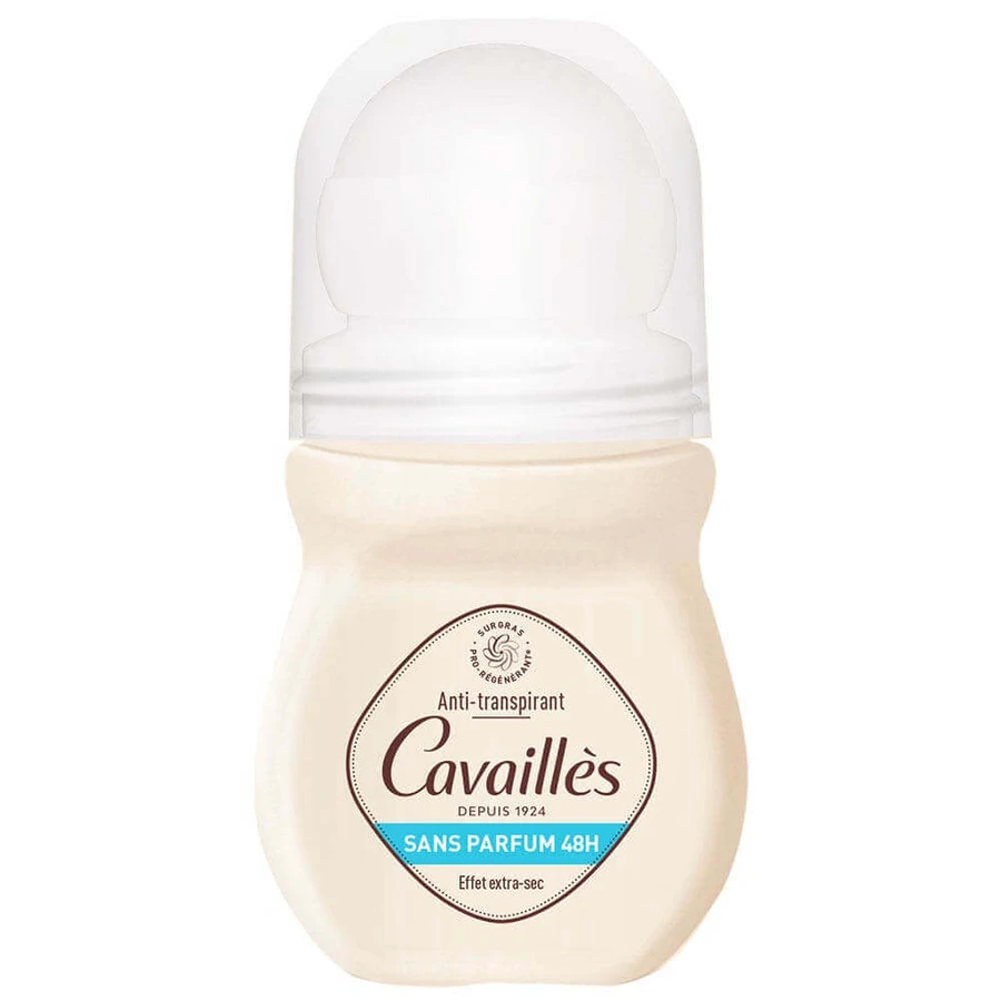 Cavaillès Absorb + Deodorant Roll-on Антиперспирант без отдушек 48 часов Ультра сухой эффект 50 мл: цены и характеристики