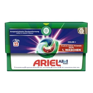 Ariel, Capsule de spălare pentru țesături colorate, 22 de spălări