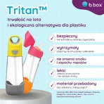 B.Box, бутылка для воды с соломинкой, тритан, детская бутылка, Океанский бриз, от 3 лет, 600 мл: цены и характеристики