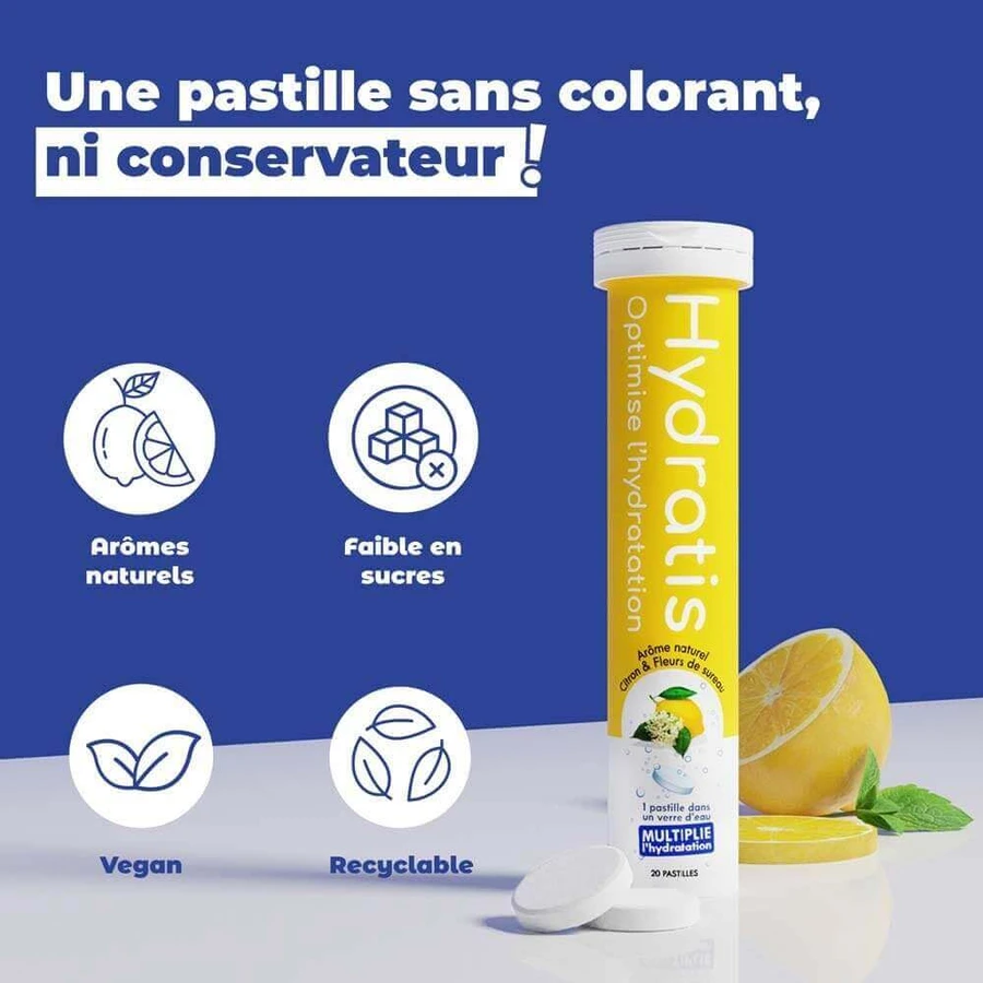 Hydratis Hydration Solution With Mineral Salts 20 шипучих таблеток: цены и характеристики