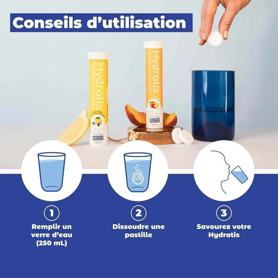 Hydratis Hydration Solution With Mineral Salts 20 шипучих таблеток: цены и характеристики