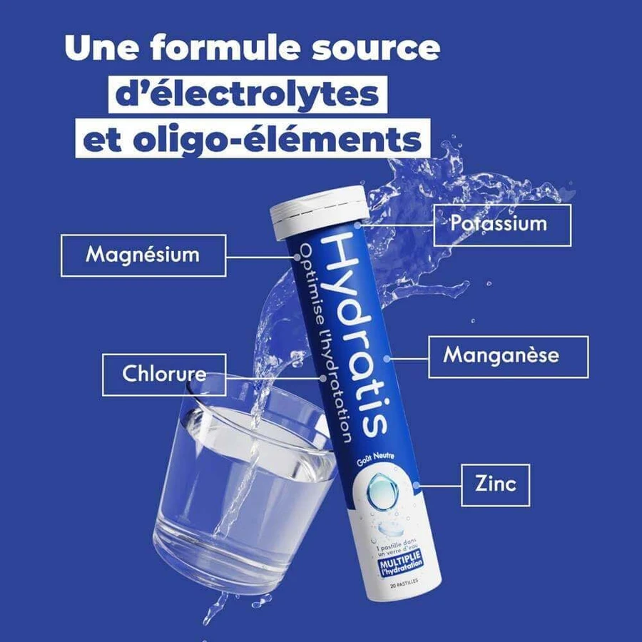 Hydratis Hydration Solution With Mineral Salts 20 шипучих таблеток: цены и характеристики