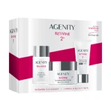 Набір Agenity 2° RetiVine, крем-де-зі, SPF 20, 50 мл + крем-де-ноапте, 25 мл + тонік-гідратант Balance, 50 мл