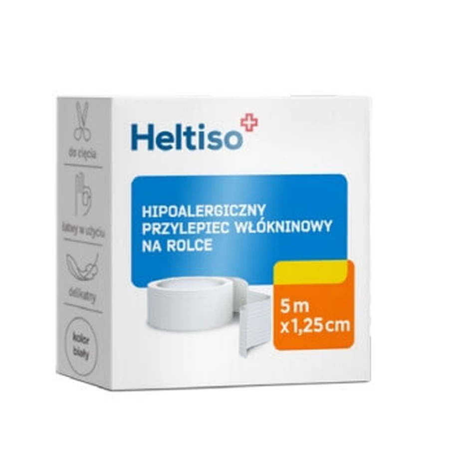 Heltiso, флізеліновий скотч 5 м х 1,25 см: ціни та характеристики