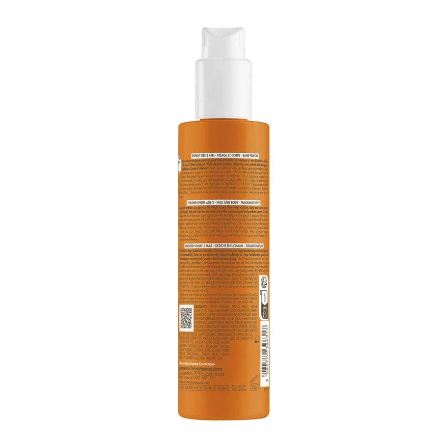 Avène Solari Спрей для дітей SPF50+ Résistant 200 мл: ціни та характеристики
