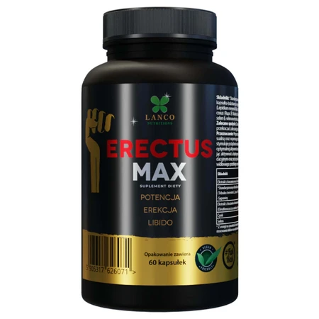 Lanco Nutritions Erectus Max, 60 капсул: цены и характеристики