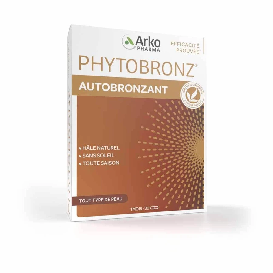 Arkopharma Фітобронза для автозасмаги 30 капсул: ціни та характеристики