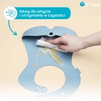 B.Box, нагрудник силіконовий з відкритою кишенею, висувний, шавлія, від 4 місяців, 1 шт.: ціни та характеристики