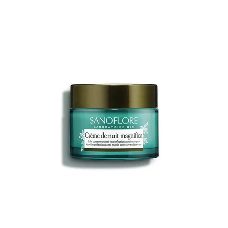 Sanoflore Magnifica Нічний крем з органічними ефірними оліями для жирної шкіри зі схильністю до акне 50мл: ціни та характеристики
