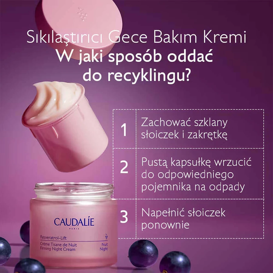 Caudalie Resveratrol-Lift, нічний крем Tisane de Nuit, змінний наповнювач, 50 мл: ціни та характеристики