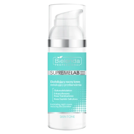 Bielenda Professional SupremeLab Skin Tone, отшелушивающий ночной крем для уменьшения обесцвечивания, 50 мл: цены и характеристики