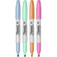 Набор из 4 перманентных маркеров Fine Pastel, Sharpie