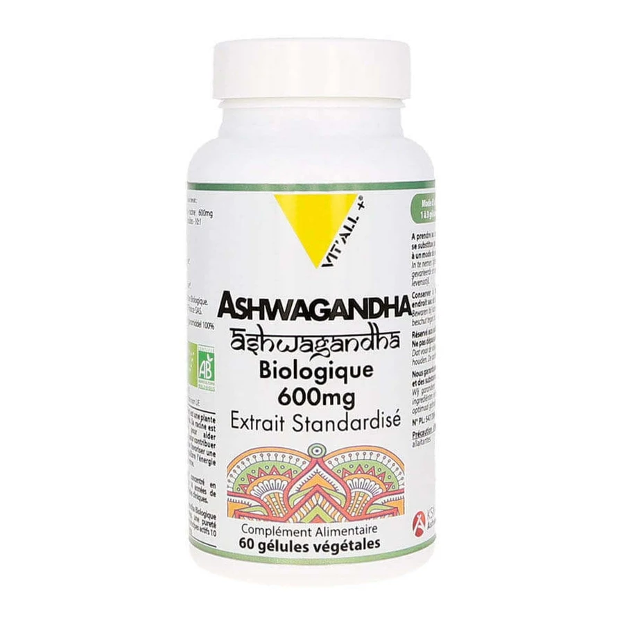 Vit'All+ Ashwagandha Bio 600mg 60 gélules végétales: цены и характеристики