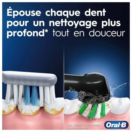 Електрична зубна щітка Oral-B перехресної дії Vitality Pro Blue: ціни та характеристики