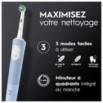 Електрична зубна щітка Oral-B перехресної дії Vitality Pro Blue: ціни та характеристики
