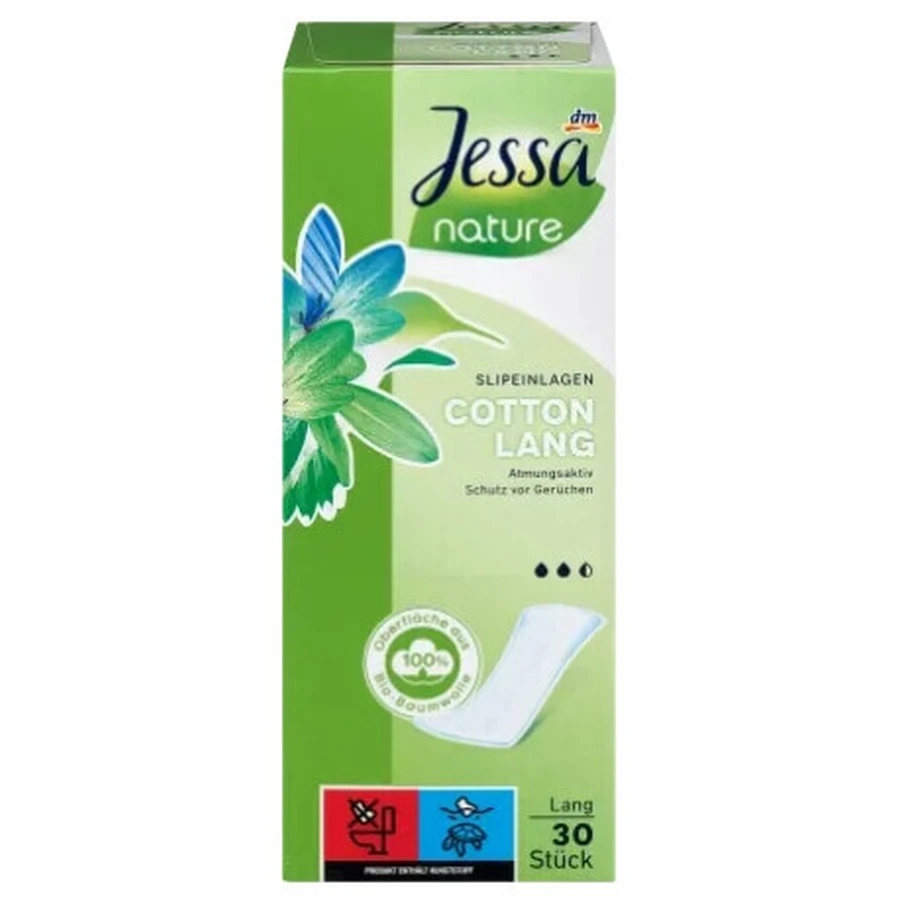 Jessa, Cotton Lang Nature, устілки, 30 штук: ціни та характеристики