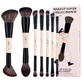 Набір двосторонніх пензликів для макіяжу Jessup Duo-End Brush Versatility Collection Персиковий пил, 7 штук