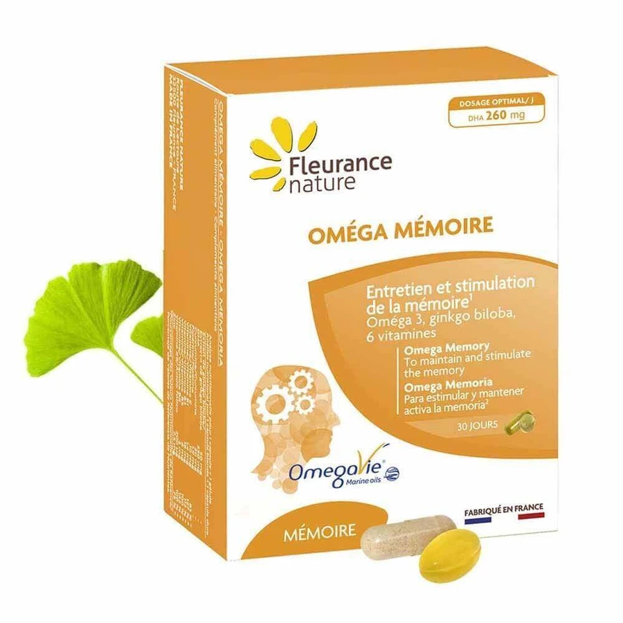 Fleurance Nature Memory Omega 30 капсул: цены и характеристики