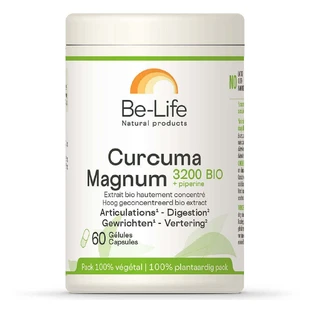 Be-Life Turmeric Magnum + Organic Piperine 60 Gelule 3200 мг