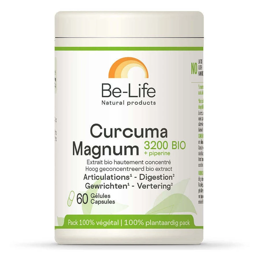 Be-Life Turmeric Magnum + Organic Piperine 60 Gelule 3200 мг: цены и характеристики