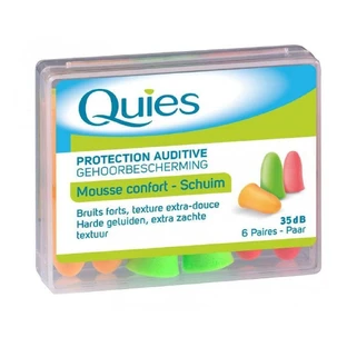 Тихий мус для захисту слуху Quies слуховий захист Confort 6 пар вкладишів