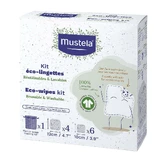 Mustela Набор многоразовых и моющихся экологических салфеток x10
