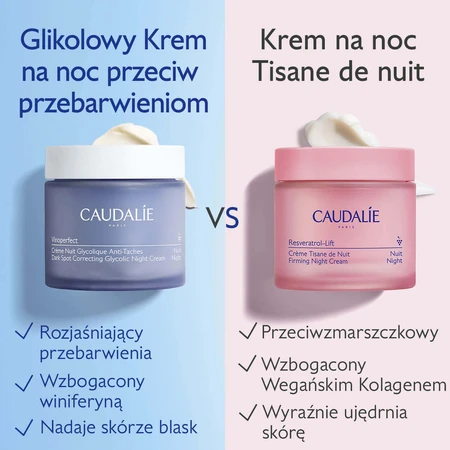 Caudalie Vinoperfect, гліколевий крем від гіперпігментації, нічний крем, 50 мл: ціни та характеристики