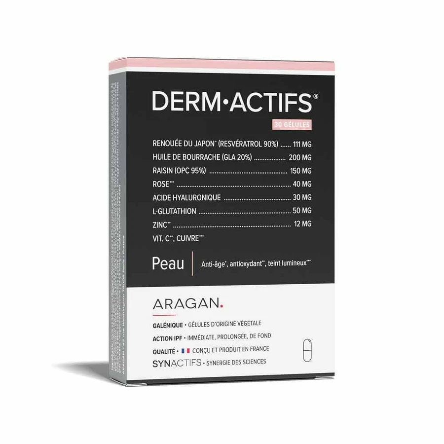 Aragan Synactifs DermActifs Skin 30 капсул: ціни та характеристики