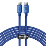 Кабель Baseus CAJY000703 USB-C - USB-C PD 100W 480Mbps 2m - синий