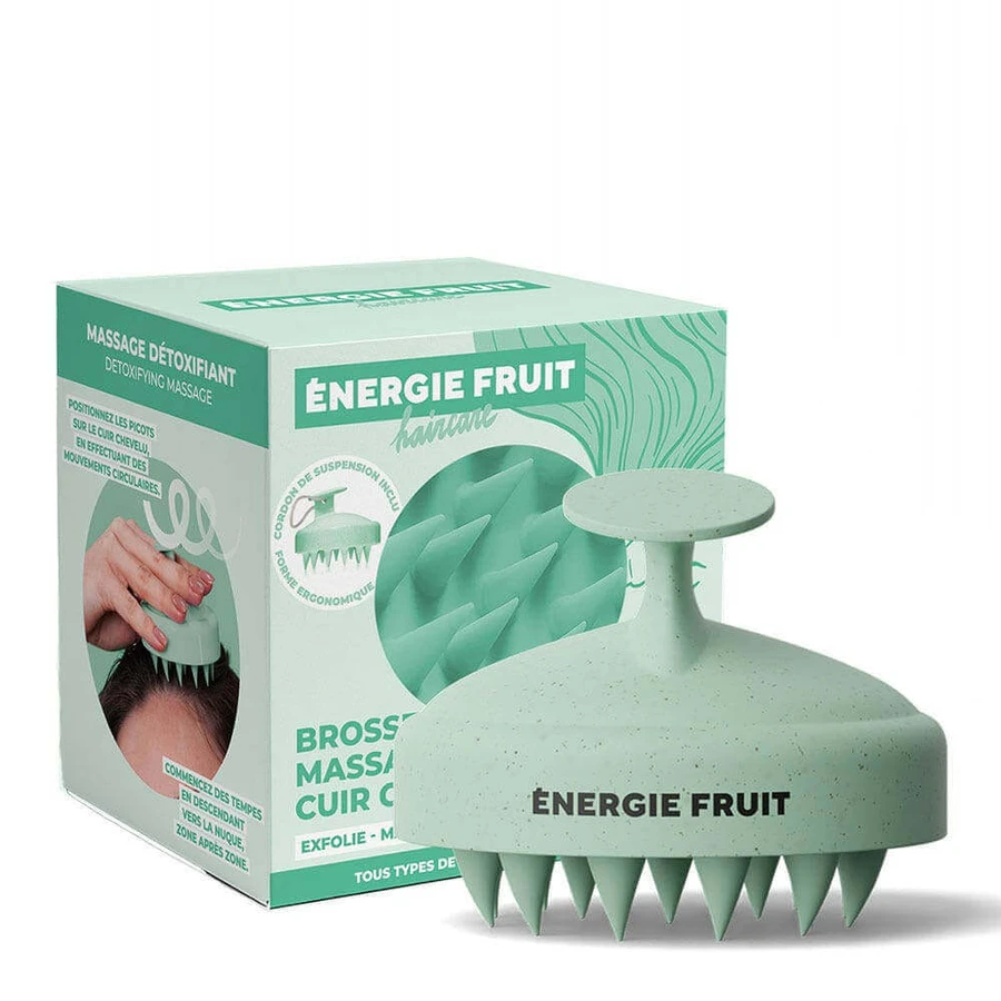 Щітка для масажу шкіри голови Energie Фруктовий детокс: ціни та характеристики
