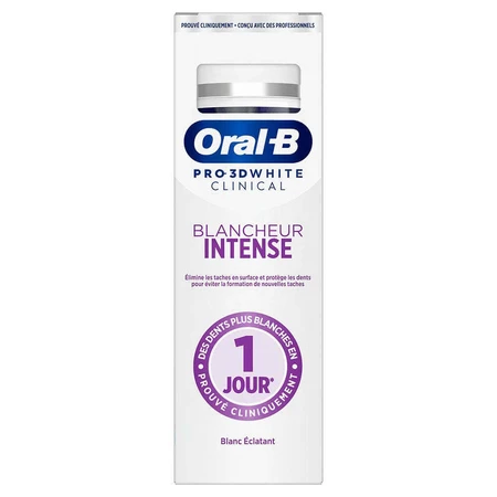 Зубна паста Oral-B Pro 3D White Clinical Інтенсивне відбілювання 75 мл: ціни та характеристики