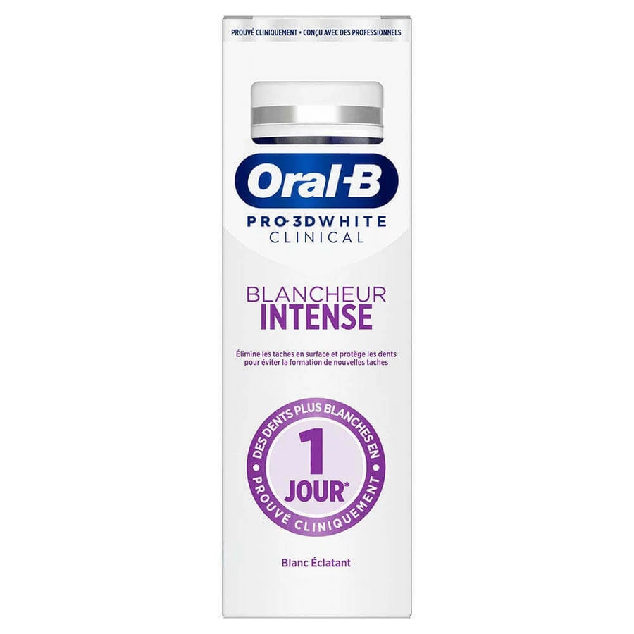 Зубна паста Oral-B Pro 3D White Clinical Інтенсивне відбілювання 75 мл: ціни та характеристики