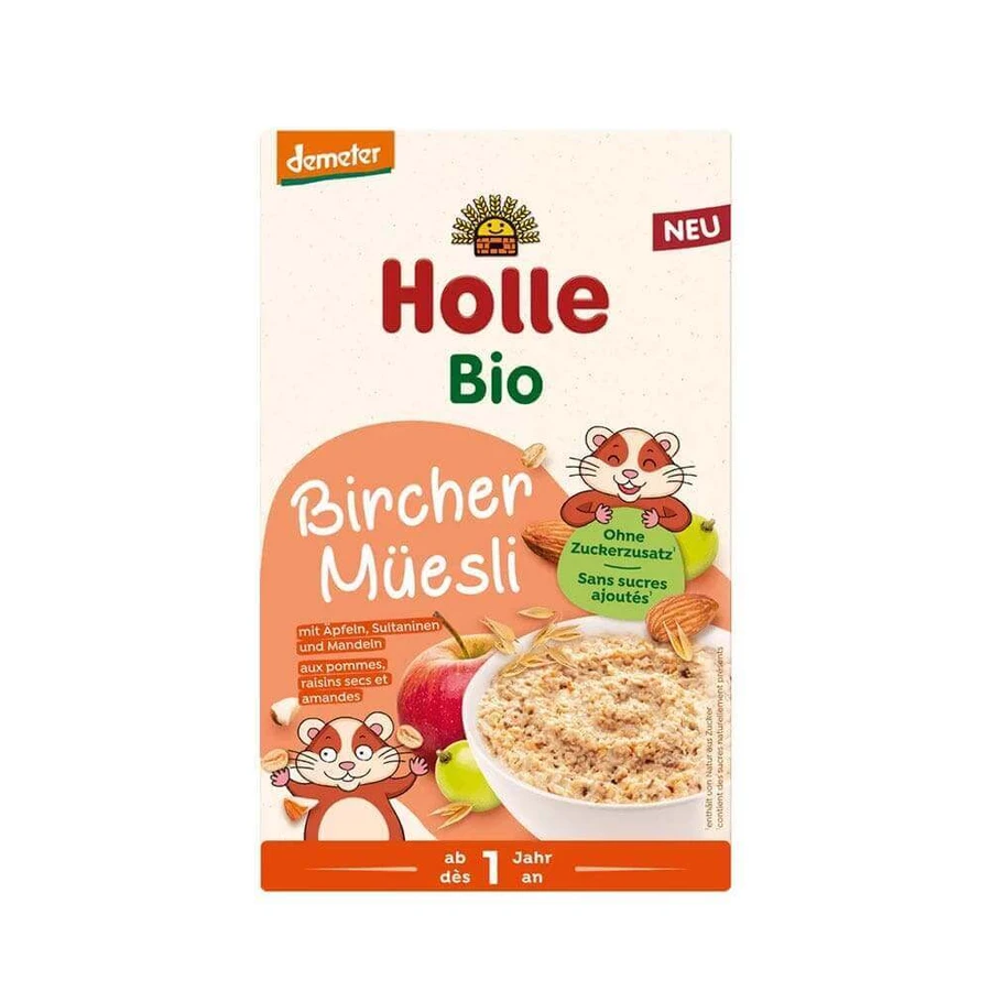 Holle Pural Muesli Bio Aux Céréales Complètes Dès 1 An 200g: цены и характеристики