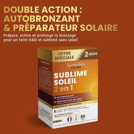 Santarome Sublime Soleil 2en1 Автобронзант і підготовчий засіб Solaire 60 гелів: ціни та характеристики