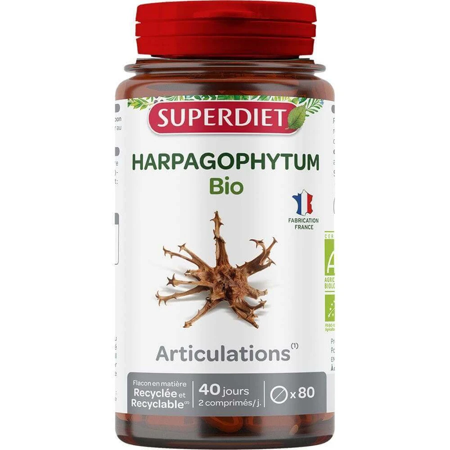 Супердієта Harpagophytum Organic Articulation 80 comprimés: ціни та характеристики