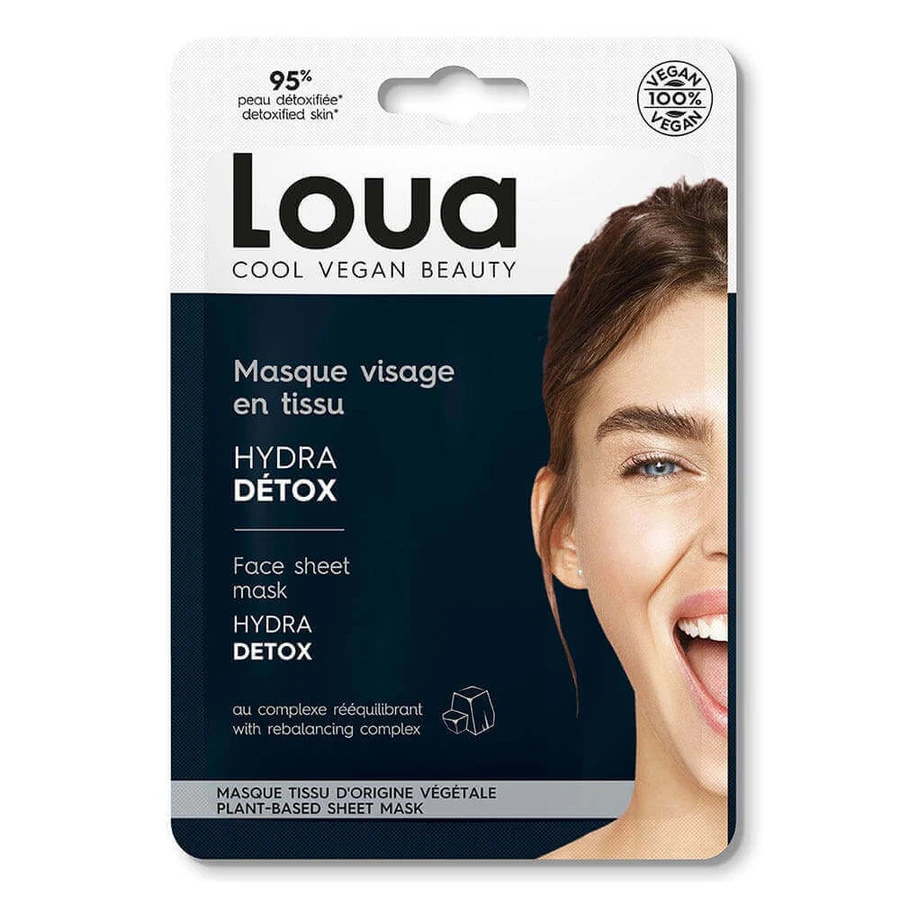 Loua Masque en tissu Visage Detox peaux grasses 1 unité: цены и характеристики