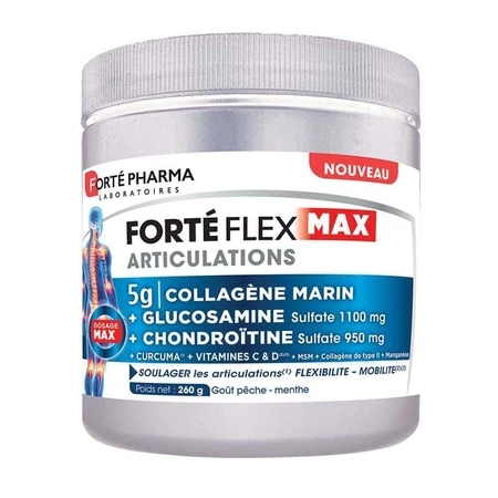 Forté Pharma Forté Flex Max Articulations 5g Collagen Marin Goût Pêche - Menthe 260g: цены и характеристики