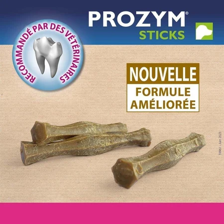 Ceva Prozym Sticks à mâcher RF2 pour l'hygiène bucco-dentaire Sticks pour animaux de 0 à 25kg x12: цены и характеристики