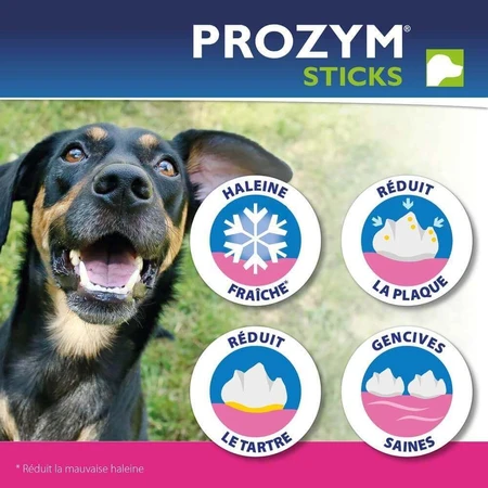 Ceva Prozym Sticks à mâcher RF2 pour l'hygiène bucco-dentaire Sticks pour animaux de 0 à 25kg x12: цены и характеристики