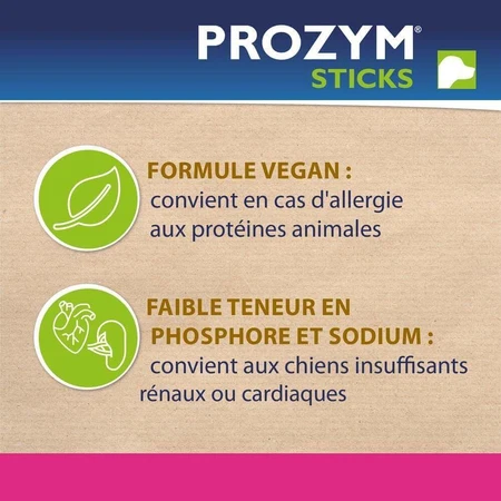 Ceva Prozym Sticks à mâcher RF2 pour l'hygiène bucco-dentaire Sticks pour animaux de 0 à 25kg x12: цены и характеристики