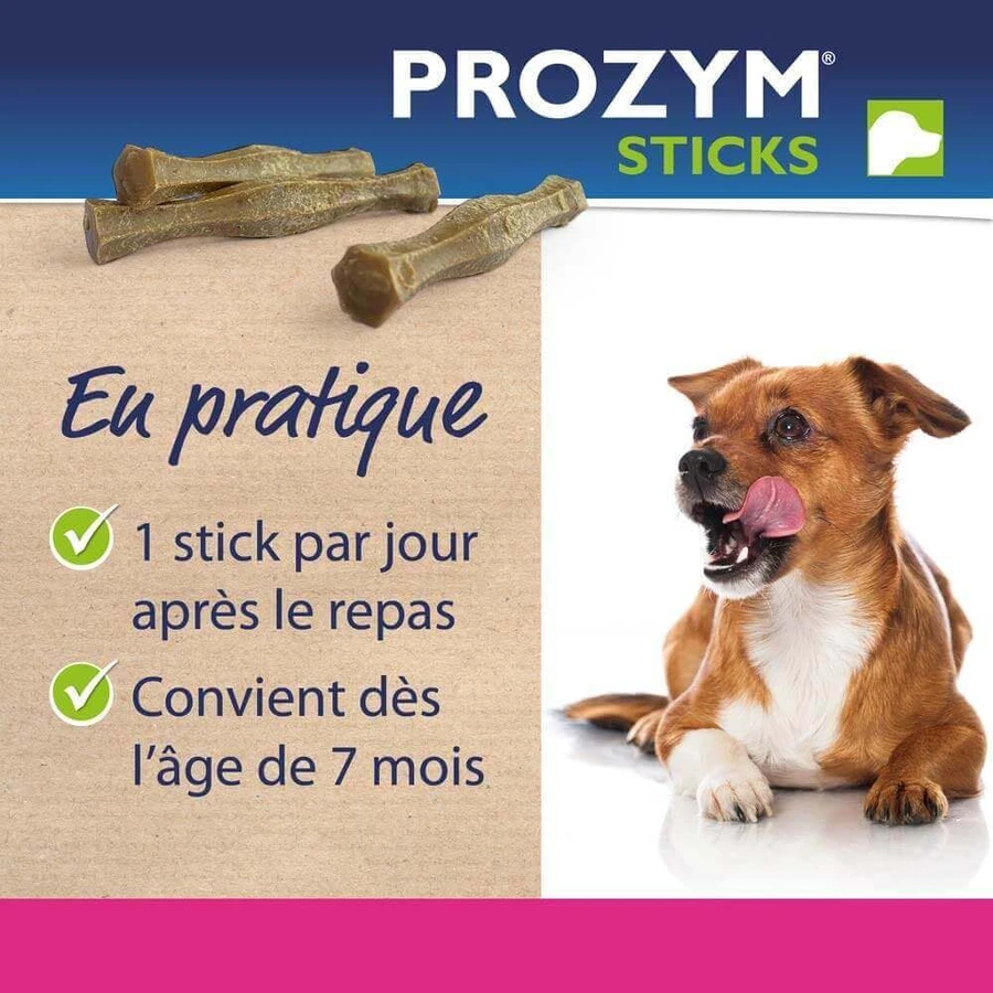 Ceva Prozym Sticks à mâcher RF2 pour l'hygiène bucco-dentaire Sticks pour animaux de 0 à 25kg x12: цены и характеристики