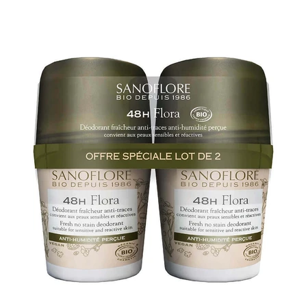 Sanoflore Deodorants Nuage De Fraicheur Deodorant Bille Efficacite 24h Bio 2x50ml: цены и характеристики