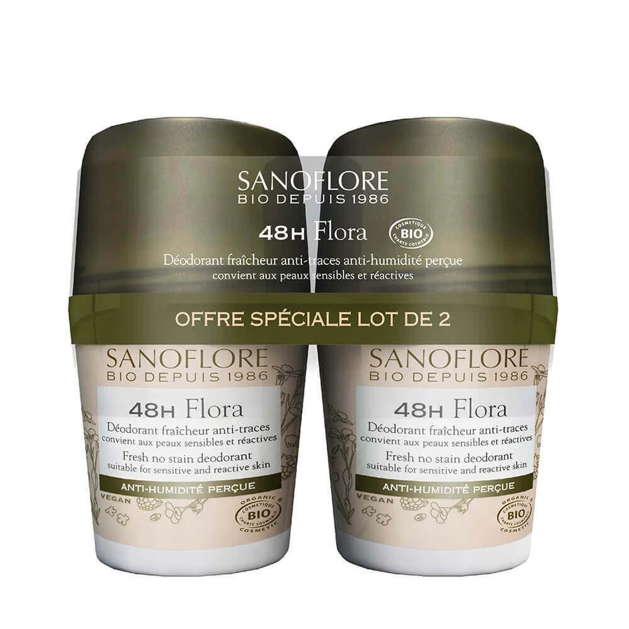 Sanoflore Deodorants Nuage De Fraicheur Deodorant Bille Efficacite 24h Bio 2x50ml: цены и характеристики