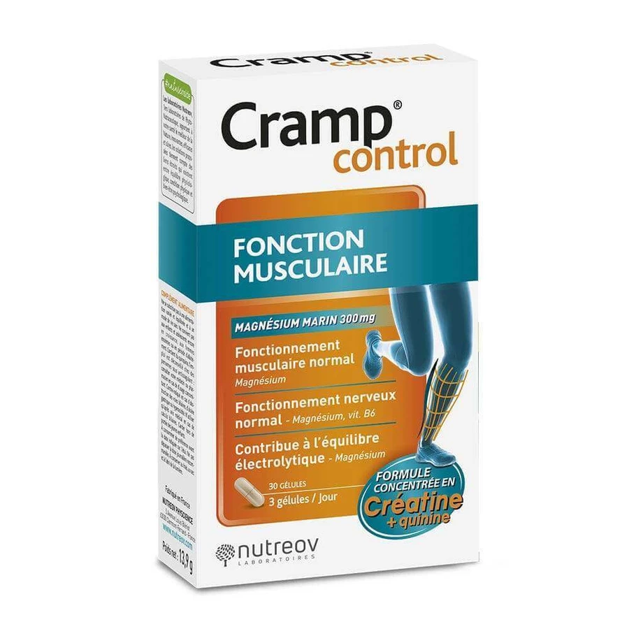 Nutreov Cramp Control Muscle Function 30 гелеві капсули: ціни та характеристики